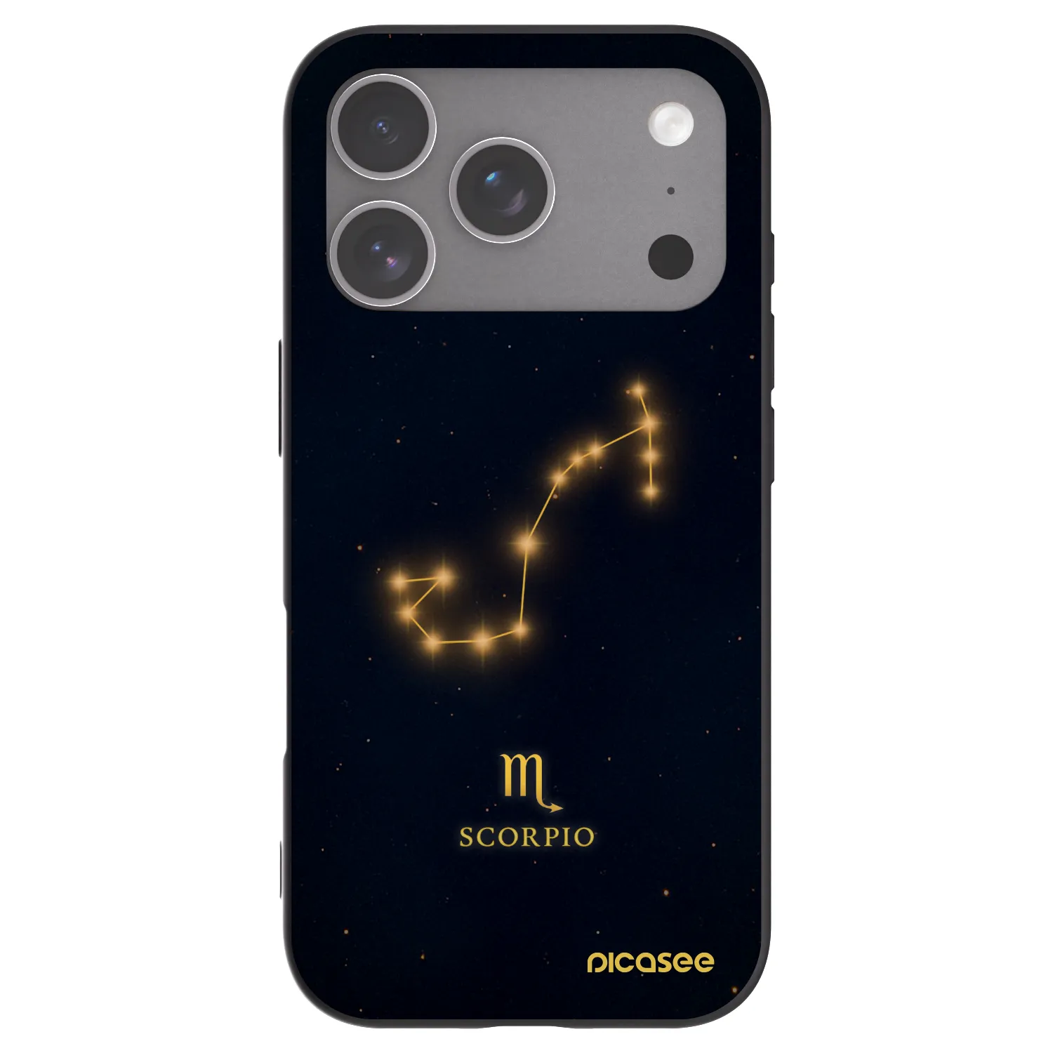 Picasee silikonski črni ovitek za Apple iPhone 18 Pro - SCORPIO