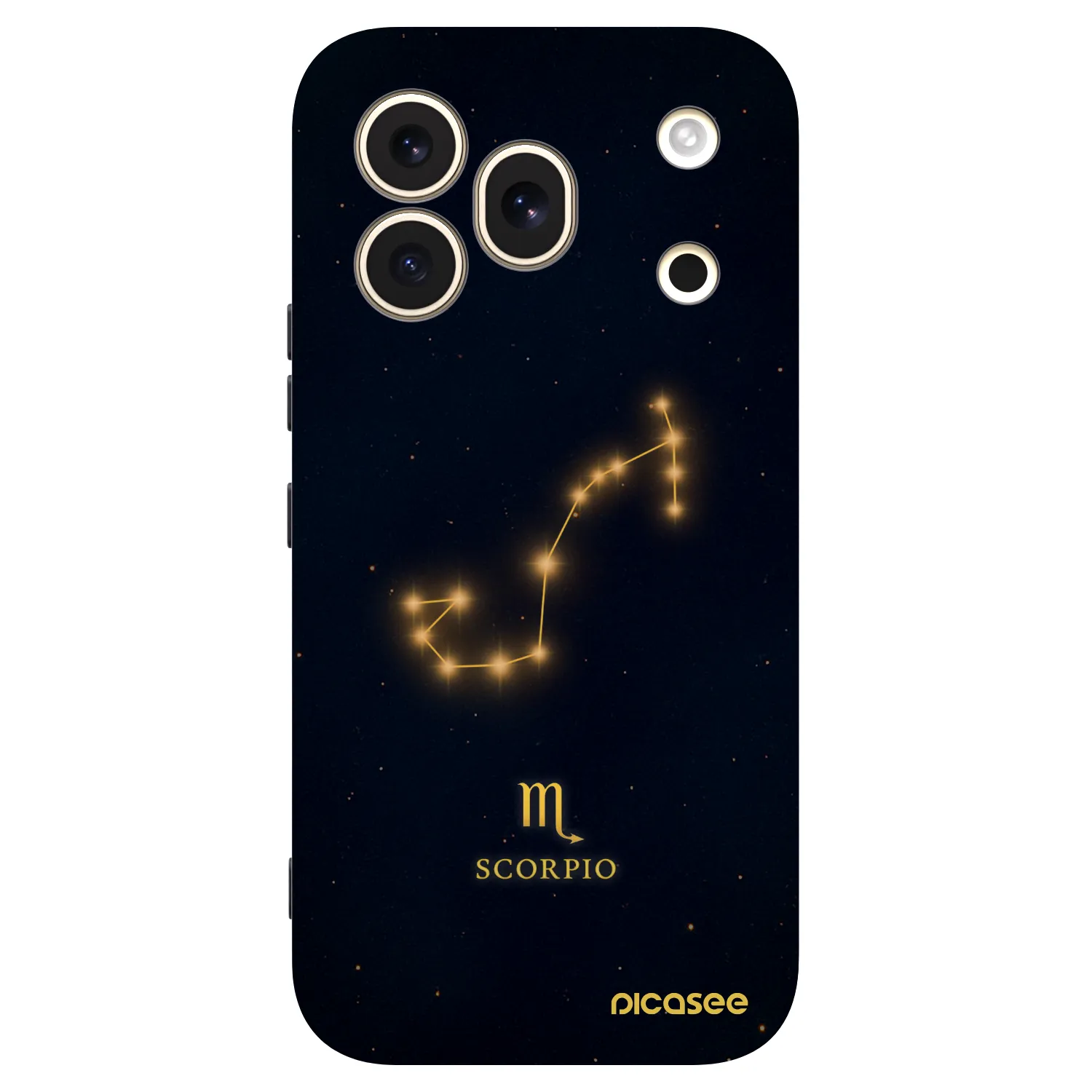 Picasee silikonski črni ovitek za Honor 600 Pro - SCORPIO