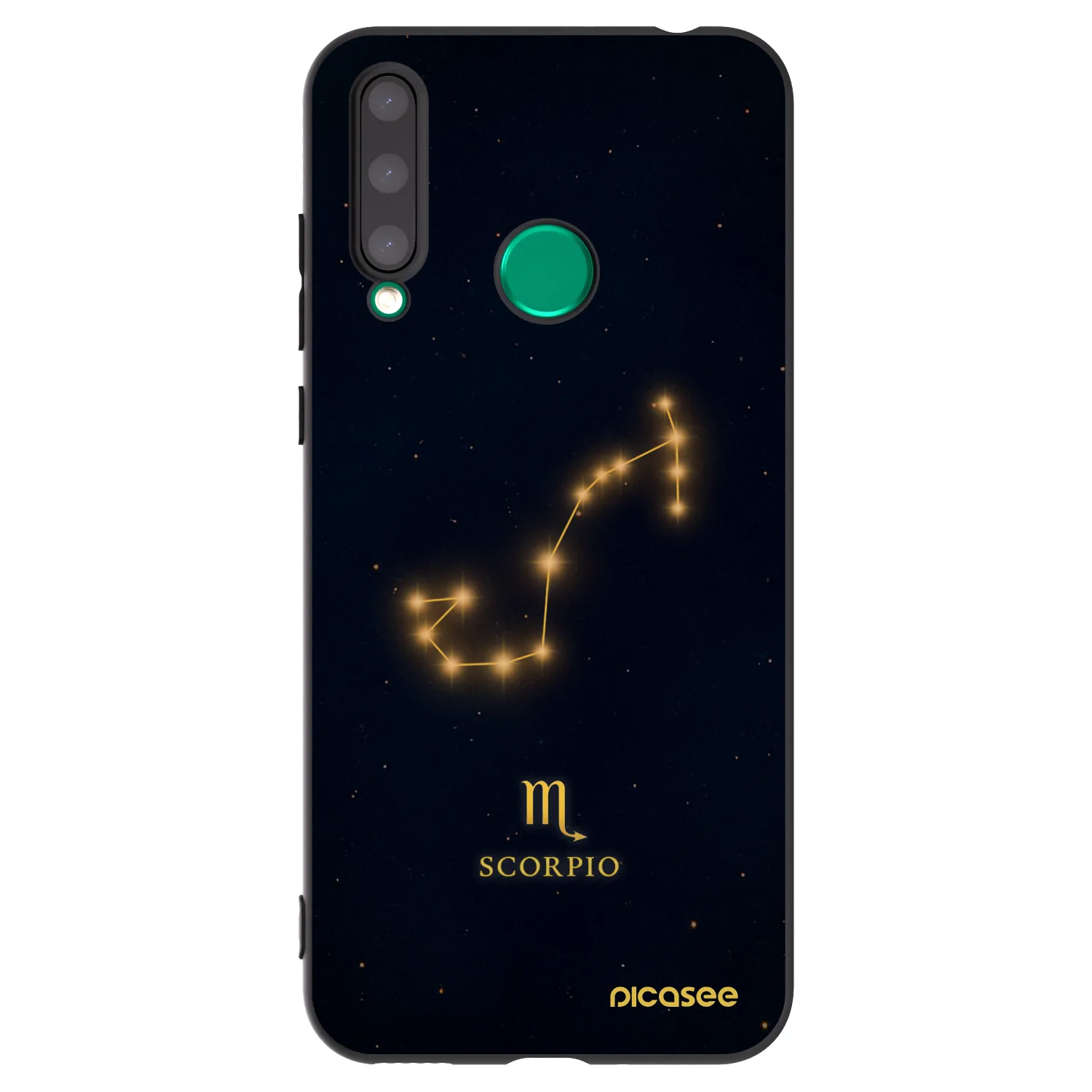 Picasee silikonski črni ovitek za Honor 20 Lite - SCORPIO
