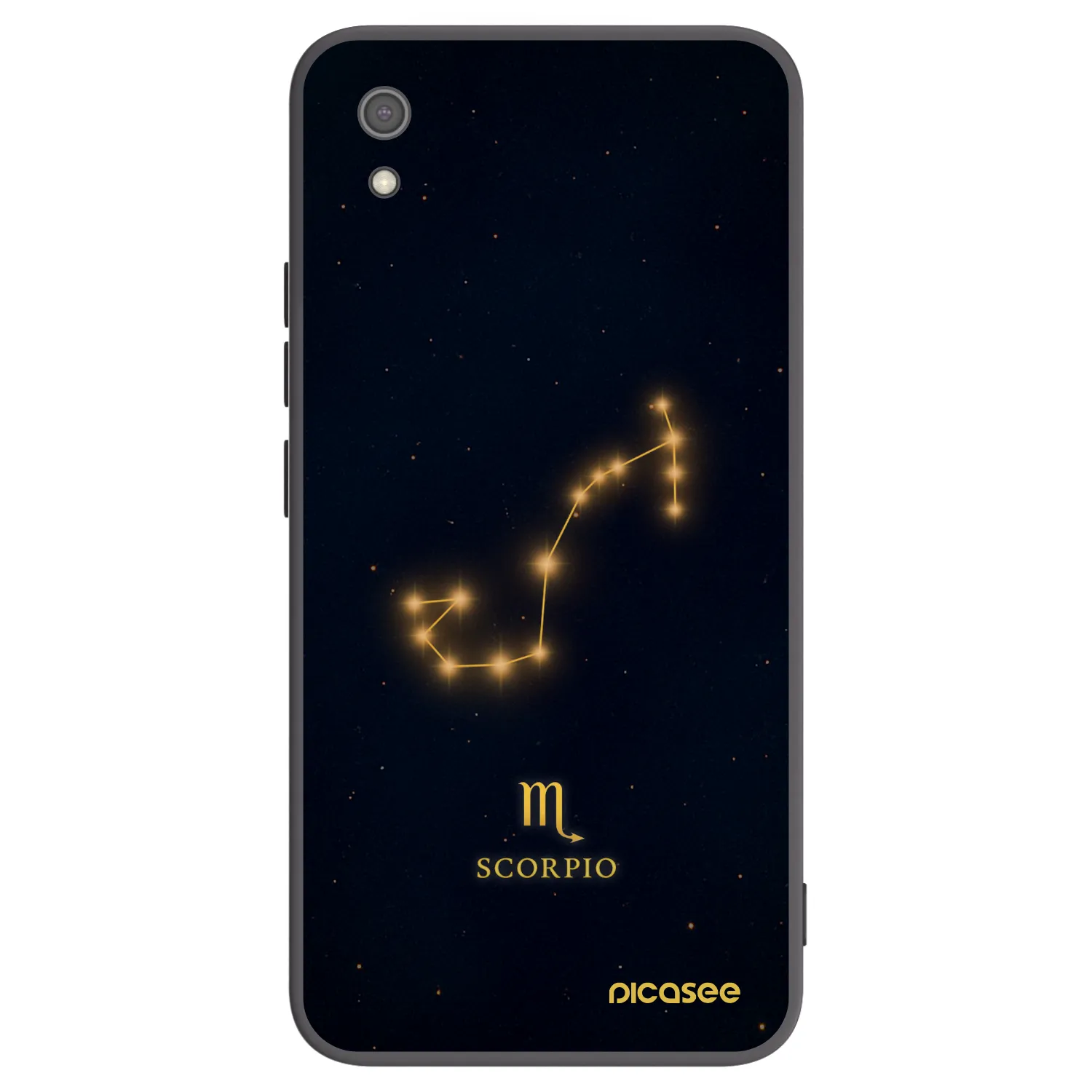 Picasee silikonski črni ovitek za Xiaomi Redmi 7A - SCORPIO