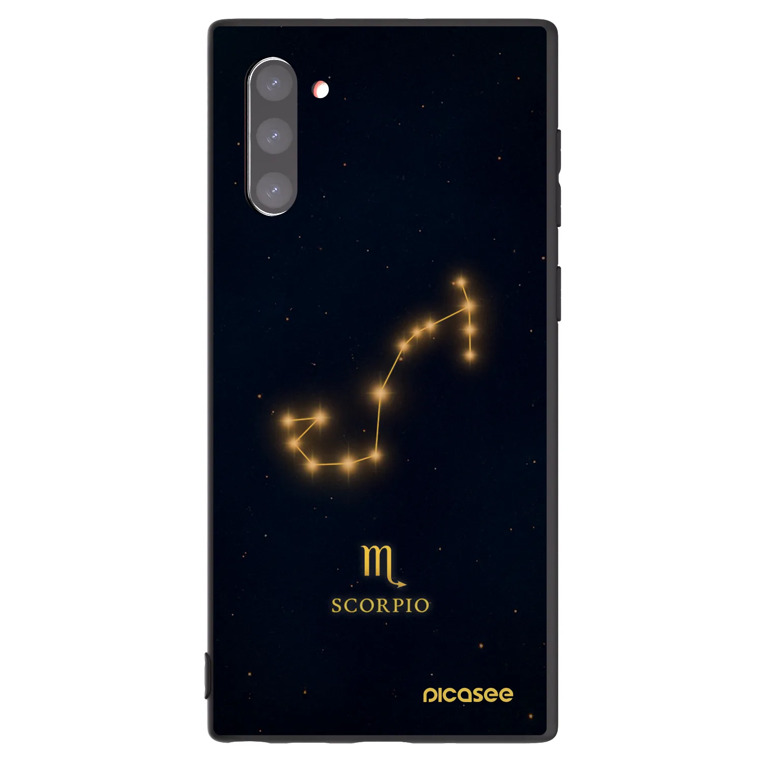 Picasee silikonski črni ovitek za Samsung Galaxy Note 10 N970F - SCORPIO