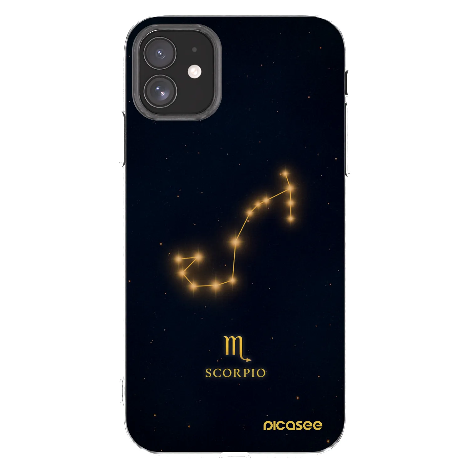 Picasee silikonski prozorni ovitek za Apple iPhone 11 - SCORPIO