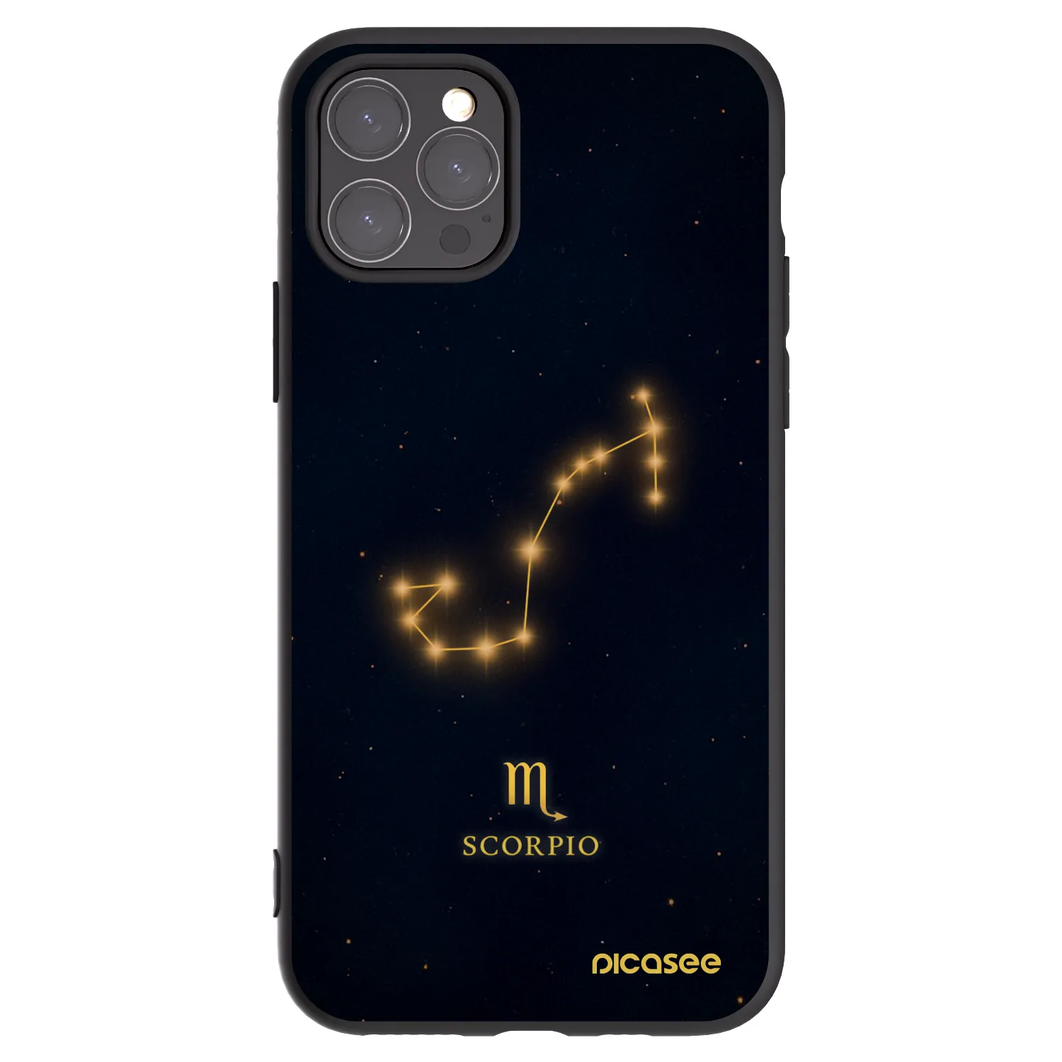 Picasee silikonski črni ovitek za Apple iPhone 11 Pro - SCORPIO