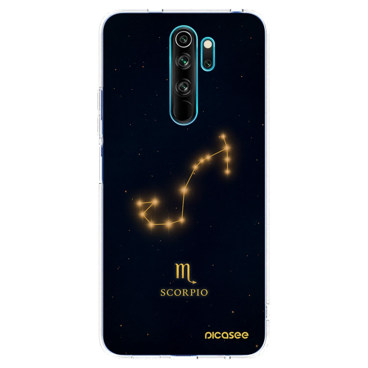 Picasee silikonski prozorni ovitek za Xiaomi Redmi Note 8 Pro - SCORPIO