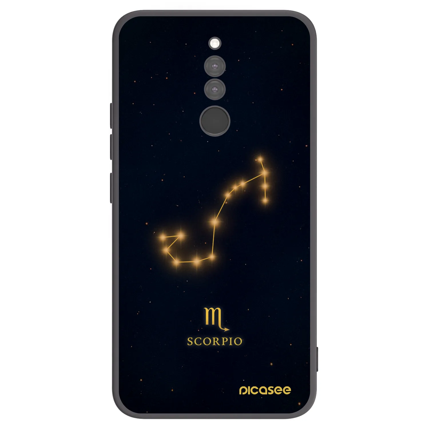 Picasee silikonski črni ovitek za Xiaomi Redmi 8 - SCORPIO