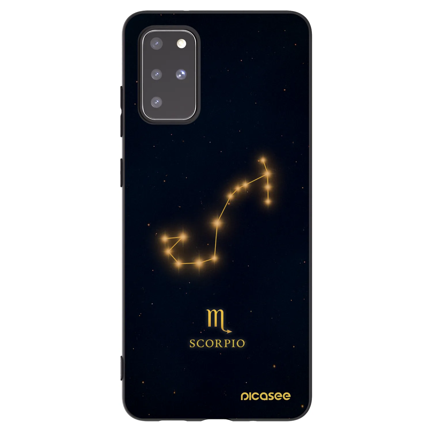 Picasee silikonski črni ovitek za Samsung Galaxy S20+ G985F - SCORPIO