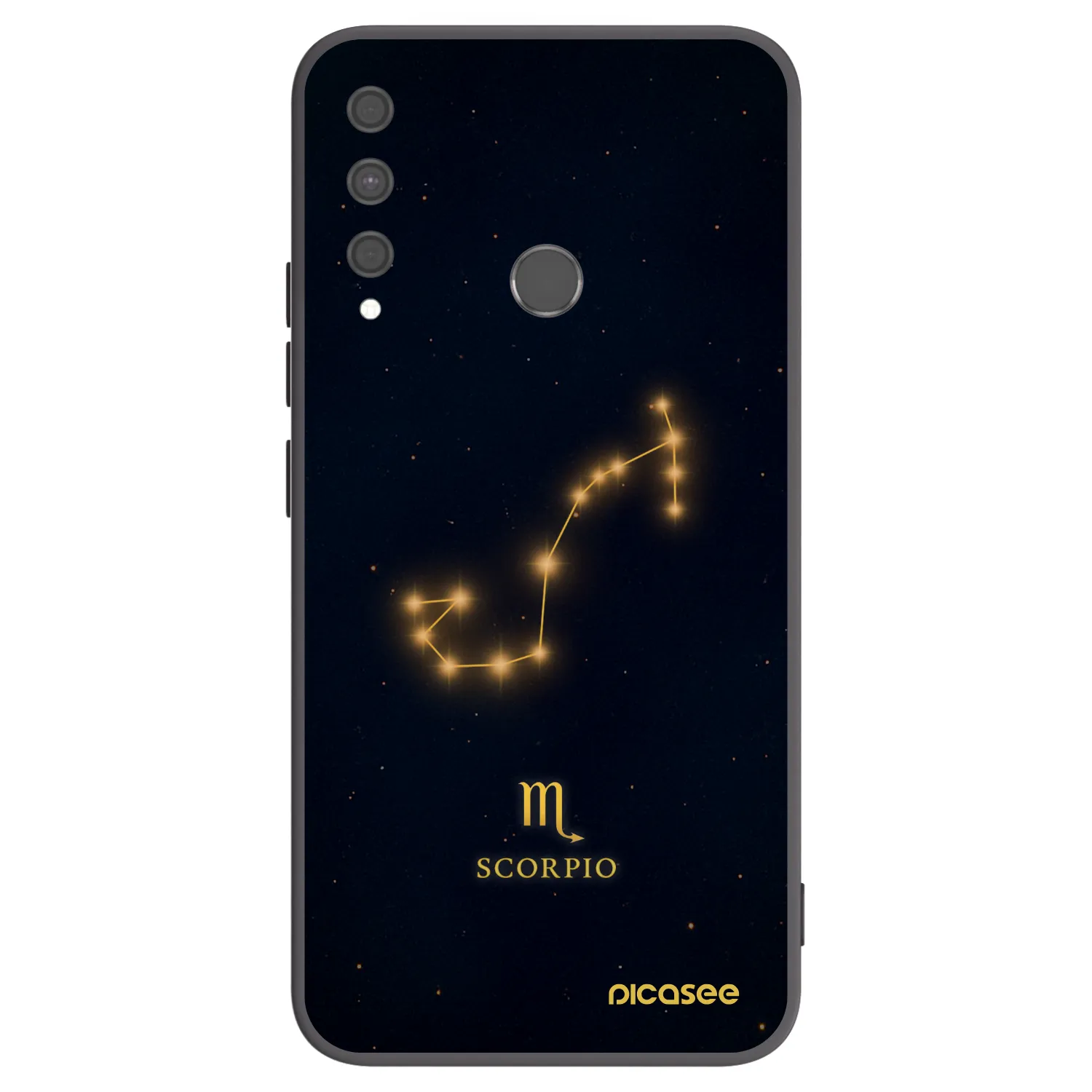 Picasee silikonski črni ovitek za Huawei P40 Lite E - SCORPIO