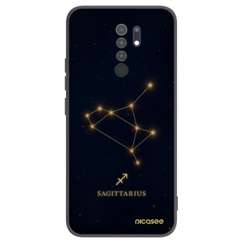 Picasee silikonski črni ovitek za Xiaomi Redmi 9 - SAGITTARIUS