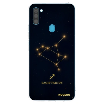 Picasee silikonski prozorni ovitek za Samsung Galaxy M11 - SAGITTARIUS