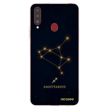 Picasee silikonski prozorni ovitek za Samsung Galaxy A20s - SAGITTARIUS