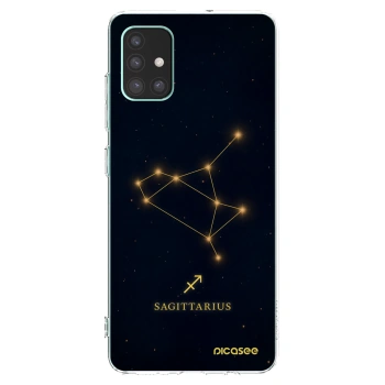 Picasee silikonski prozorni ovitek za Samsung Galaxy M51 M515F - SAGITTARIUS
