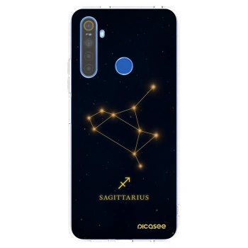 Picasee silikonski prozorni ovitek za Realme 5 - SAGITTARIUS