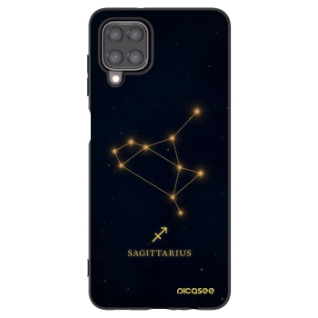 Picasee silikonski črni ovitek za Samsung Galaxy A12 A125F - SAGITTARIUS