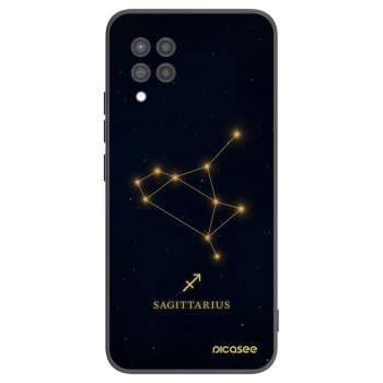 Picasee silikonski črni ovitek za Samsung Galaxy A42 A426B - SAGITTARIUS