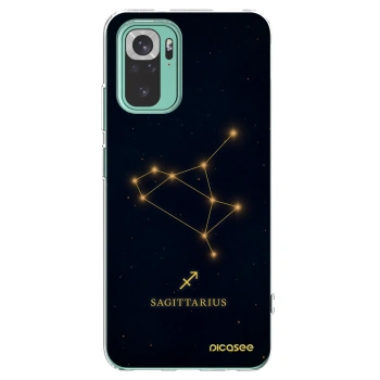 Picasee silikonski prozorni ovitek za Xiaomi Redmi Note 10 Pro - SAGITTARIUS