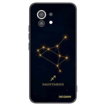 Picasee silikonski črni ovitek za Xiaomi Mi 11 - SAGITTARIUS