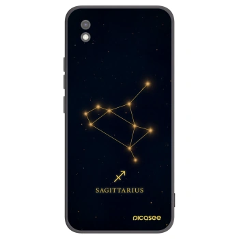 Picasee silikonski črni ovitek za Xiaomi Redmi 9AT - SAGITTARIUS
