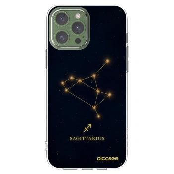 Picasee silikonski prozorni ovitek za Apple iPhone 13 Pro Max - SAGITTARIUS