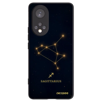 Picasee silikonski črni ovitek za Huawei Nova 9 - SAGITTARIUS