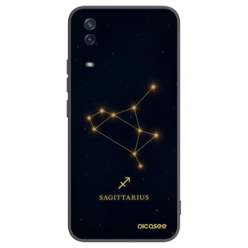 Picasee silikonski črni ovitek za Vivo Y11s - SAGITTARIUS