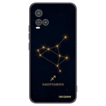 Picasee silikonski črni ovitek za Vivo Y33s - SAGITTARIUS