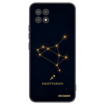 Picasee silikonski črni ovitek za Realme 8i - SAGITTARIUS