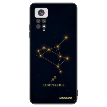 Picasee silikonski črni ovitek za Xiaomi Redmi Note 11 - SAGITTARIUS