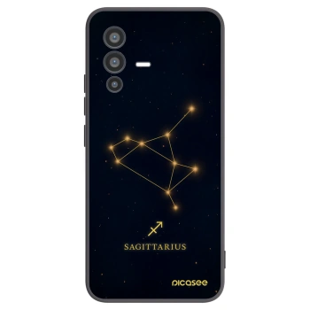 Picasee silikonski črni ovitek za Vivo V23 5G - SAGITTARIUS