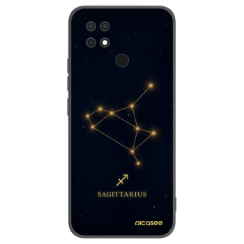 Picasee silikonski črni ovitek za Xiaomi Redmi 10C - SAGITTARIUS