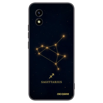 Picasee silikonski črni ovitek za Vivo Y01 - SAGITTARIUS