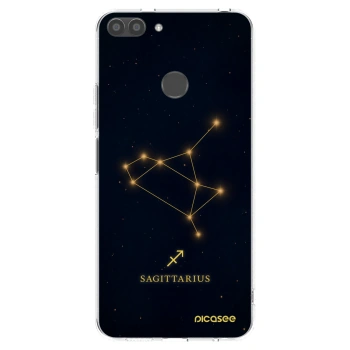Picasee silikonski prozorni ovitek za Huawei P Smart - SAGITTARIUS