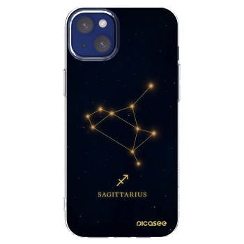 Picasee silikonski prozorni ovitek za Apple iPhone 14 Plus - SAGITTARIUS