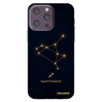 Picasee silikonski prozorni ovitek za Apple iPhone 14 Pro Max - SAGITTARIUS