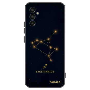 Picasee silikonski črni ovitek za Samsung Galaxy M13 M135F - SAGITTARIUS