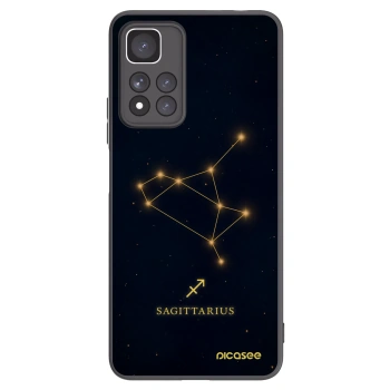 Picasee silikonski črni ovitek za Xiaomi Redmi Note 11 Pro+ 5G - SAGITTARIUS