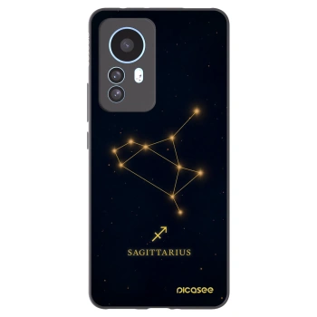 Picasee silikonski črni ovitek za Xiaomi 12T Pro - SAGITTARIUS