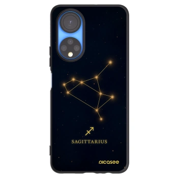 Picasee silikonski črni ovitek za Honor X7 - SAGITTARIUS