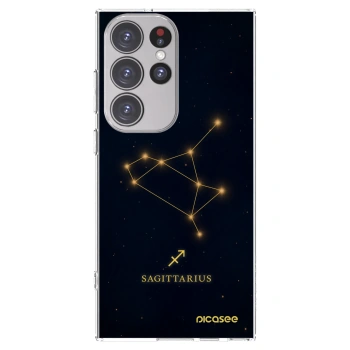 Picasee silikonski prozorni ovitek za Samsung Galaxy S23 Ultra 5G - SAGITTARIUS