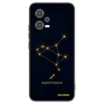 Picasee silikonski črni ovitek za Xiaomi Poco X5 - SAGITTARIUS