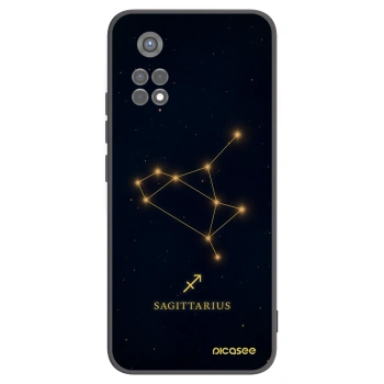 Picasee silikonski črni ovitek za Xiaomi Redmi Note 11S 5G - SAGITTARIUS