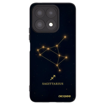 Picasee silikonski črni ovitek za Honor X8a - SAGITTARIUS
