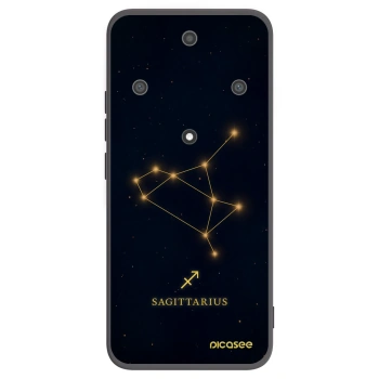 Picasee silikonski črni ovitek za Honor Magic5 Lite 5G - SAGITTARIUS