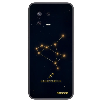 Picasee silikonski črni ovitek za Xiaomi 13 Pro - SAGITTARIUS