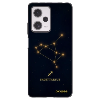 Picasee silikonski črni ovitek za Xiaomi Redmi Note 12 Pro+ 5G - SAGITTARIUS