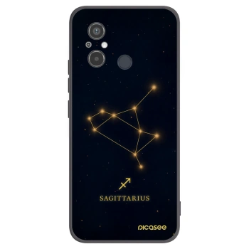 Picasee silikonski črni ovitek za Xiaomi Redmi 12C - SAGITTARIUS