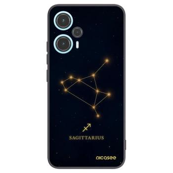 Picasee silikonski črni ovitek za Xiaomi Poco F5 - SAGITTARIUS