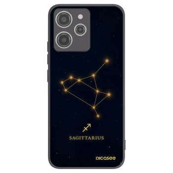 Picasee silikonski črni ovitek za Xiaomi Redmi 12 4G - SAGITTARIUS