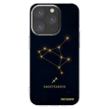 Picasee silikonski prozorni ovitek za Apple iPhone 15 Pro - SAGITTARIUS