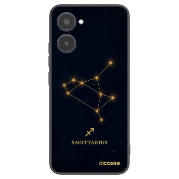 Picasee silikonski črni ovitek za Realme 10 4G - SAGITTARIUS