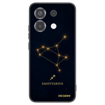 Picasee silikonski črni ovitek za Xiaomi Poco X6 - SAGITTARIUS